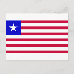 Flag of Liberia Postcard
