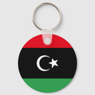 Flag of Libya Key Ring