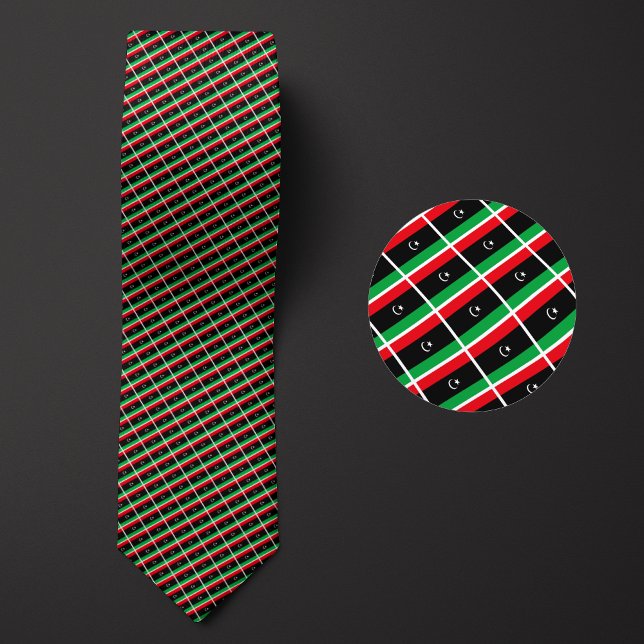 Flag of Libya Pattern Tie (Creator Uploaded)