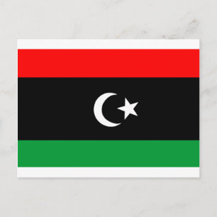 Flag of Libya Postcard