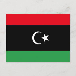 Flag of Libya Postcard