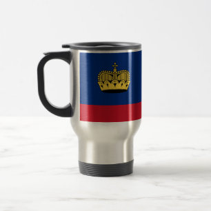 Flag of Liechtenstein Travel/Commuter Mug