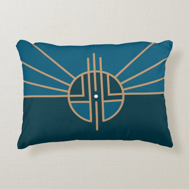 Flag of Lincoln, Nebraska Decorative Cushion (Front)