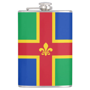 Flag of Lincolnshire Hip Flask