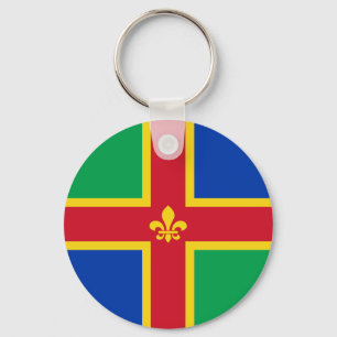 Flag of Lincolnshire Key Ring