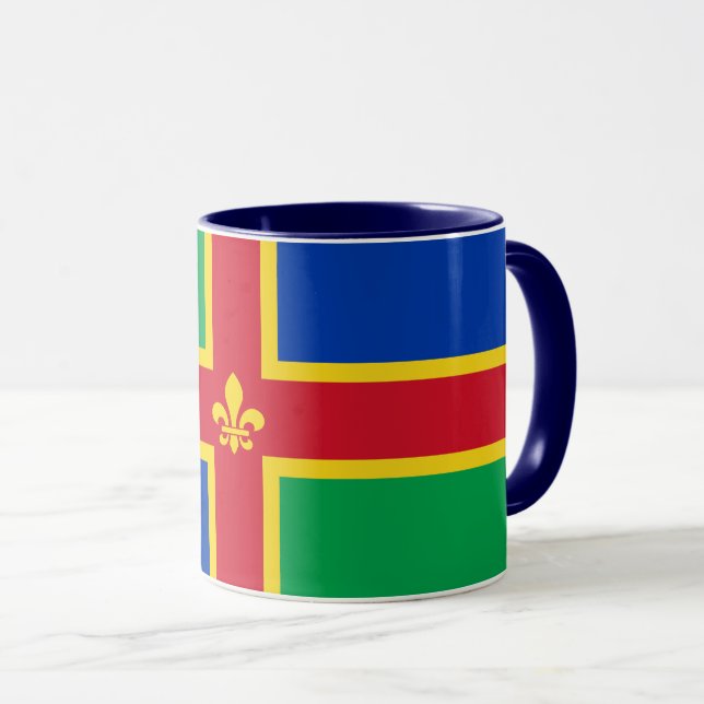 Flag of Lincolnshire Mug (Front Right)