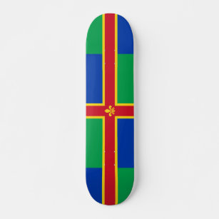 Flag of Lincolnshire Skateboard