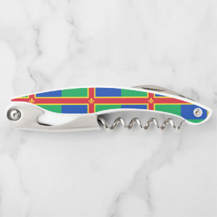 Flag of Lincolnshire Waiter's Corkscrew