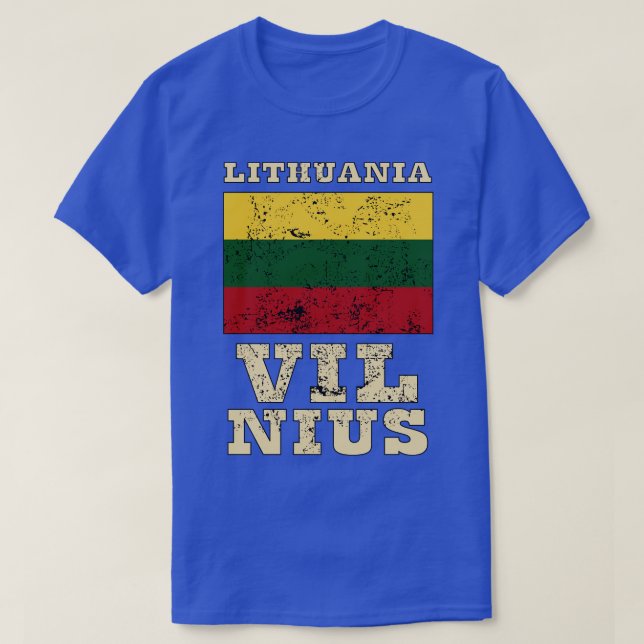 Flag of Lithuania 1 T-Shirt (Design Front)
