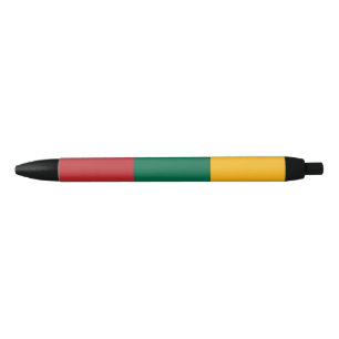 Flag of Lithuania Black Ink Pen