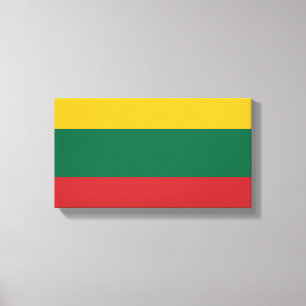 Flag of Lithuania Canvas Print