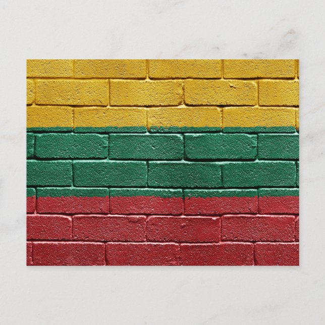 Flag of Lithuania Postcard (Front)