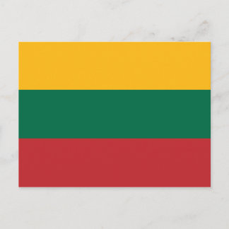 Flag of Lithuania Postcard