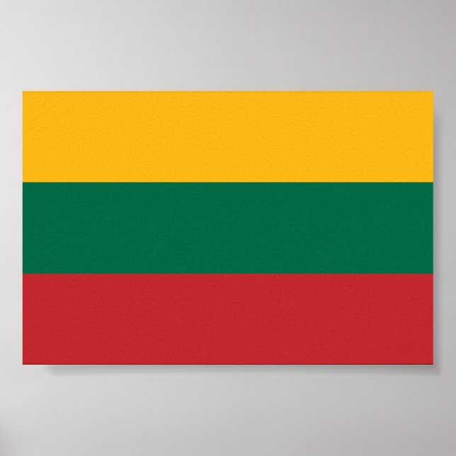 Flag of Lithuania Poster (Front)