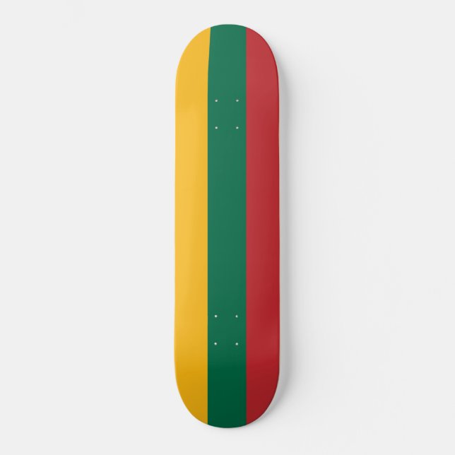 Flag of Lithuania Skateboard (Front)