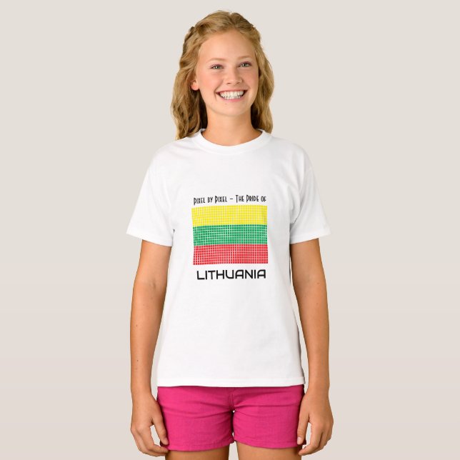Flag of Lithuania T-Shirt (Front Full)