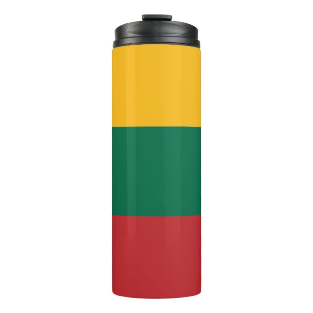 Flag of Lithuania Thermal Tumbler (Front)