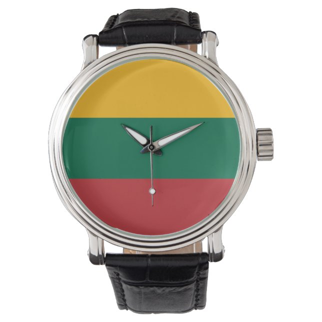 Flag of Lithuania Watch (Front)