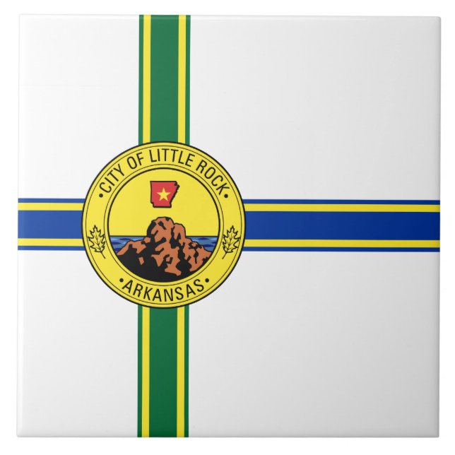 Flag of Little Rock (Arkansas) Tile (Front)
