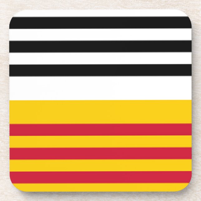 Flag of Loon op Zand Coaster (Front)