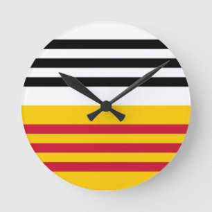 Flag of Loon op Zand Round Clock