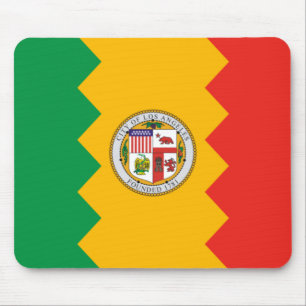 Flag of Los Angeles (California, USA) Mouse Mat