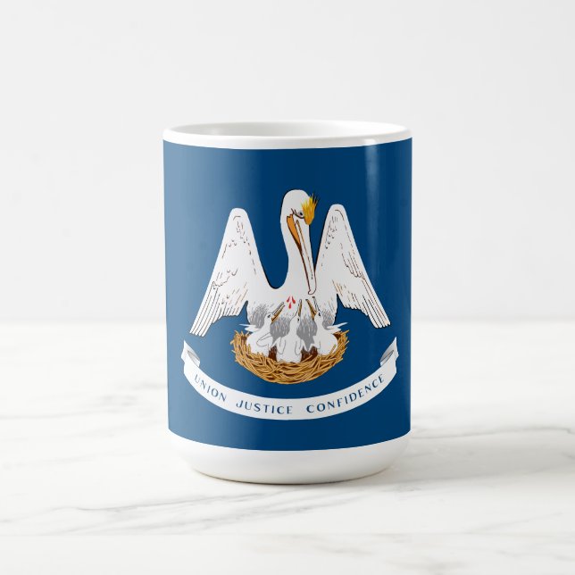Flag of Louisiana Coffee Mug (Center)