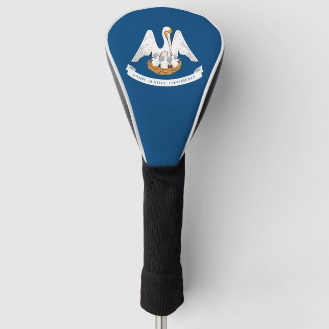 Flag of Louisiana Golf Head Cover (Front)
