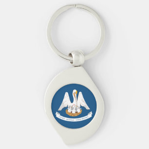 Flag of Louisiana Key Ring