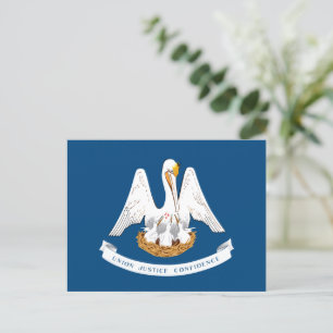 Flag of Louisiana Postcard
