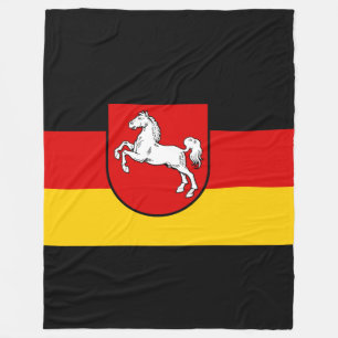 Flag of Lower Saxony Fleece Blanket