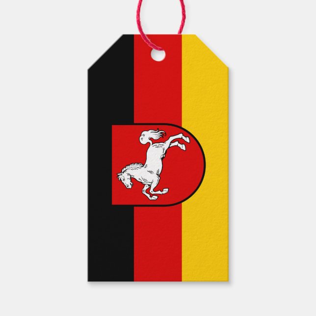 Flag of Lower Saxony Gift Tags (Front)