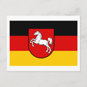 Flag of Lower Saxony Postcard