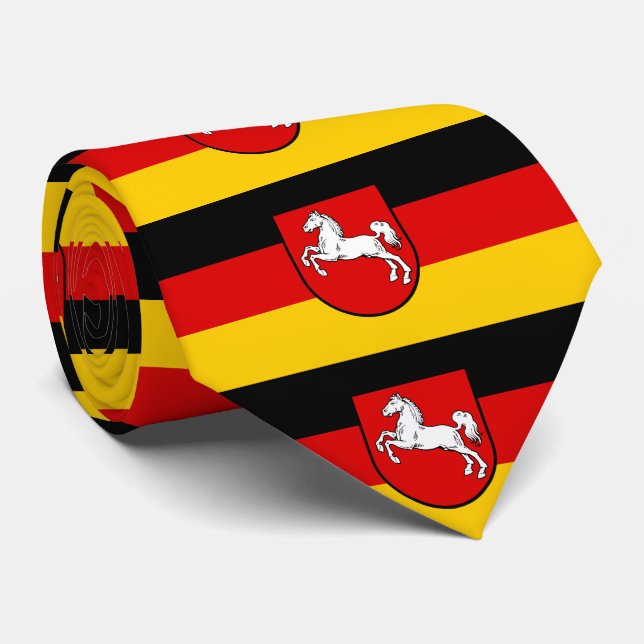 Flag of Lower Saxony Tie (Rolled)