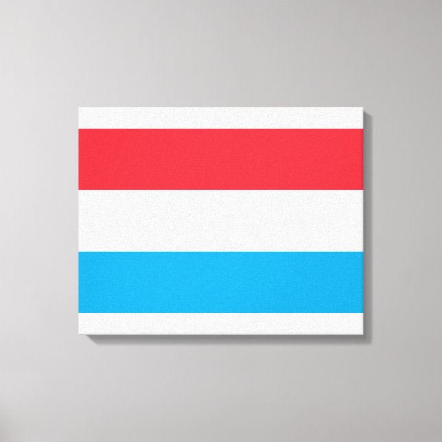 Flag of Luxembourg Canvas Print (Front)
