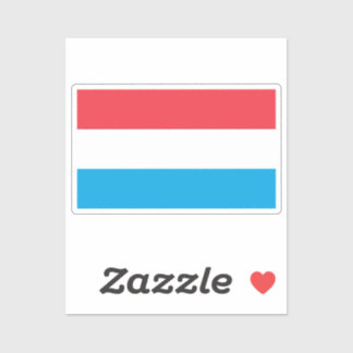 Flag of Luxembourg custom-cut