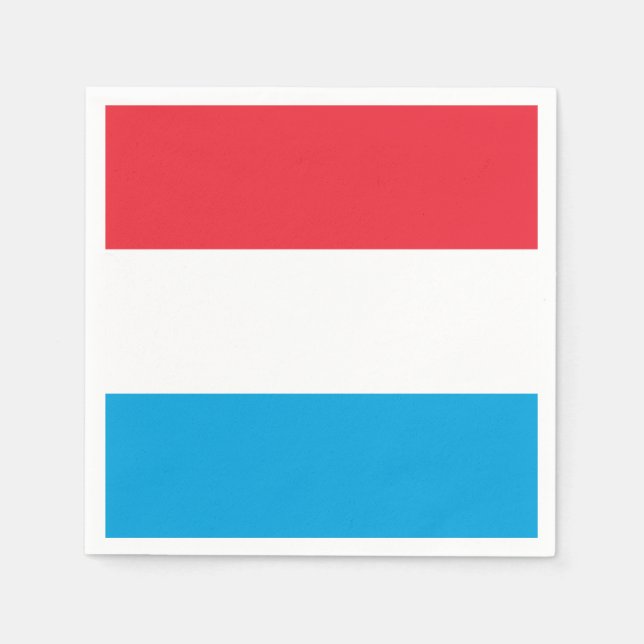 Flag of Luxembourg Paper Napkins (Front)