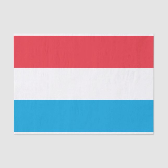Flag of Luxembourg Tissue Paper (Front)