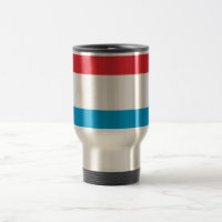 Flag of Luxembourg Travel/Commuter Mug