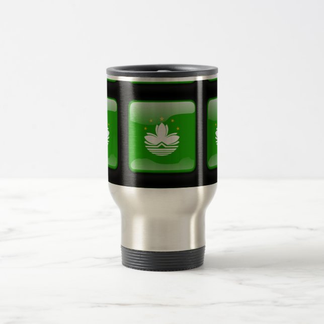 Flag of Macao Travel Mug (Center)