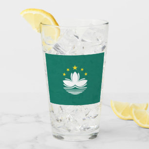 Flag of Macau (Chinese Region) Glass