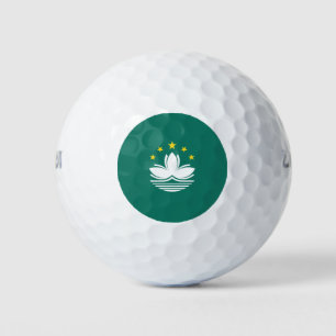 Flag of Macau (Chinese Region) Golf Balls