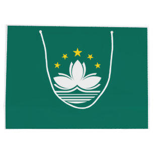 Flag of Macau (Chinese Region) Large Gift Bag