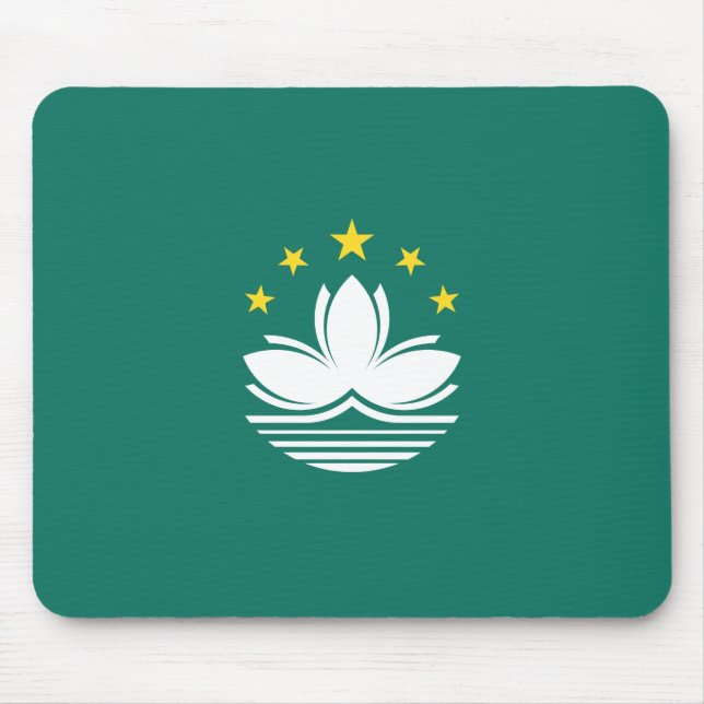 Flag of Macau (Chinese Region) Mouse Mat (Front)
