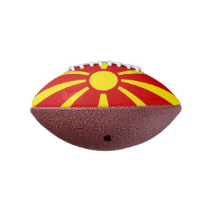 Flag of Macedonia Mini Football American Football
