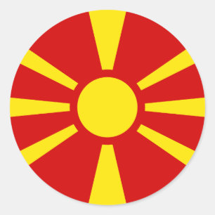 Flag of Macedonia Sticker
