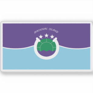 Flag of Mackinac Island, Michigan