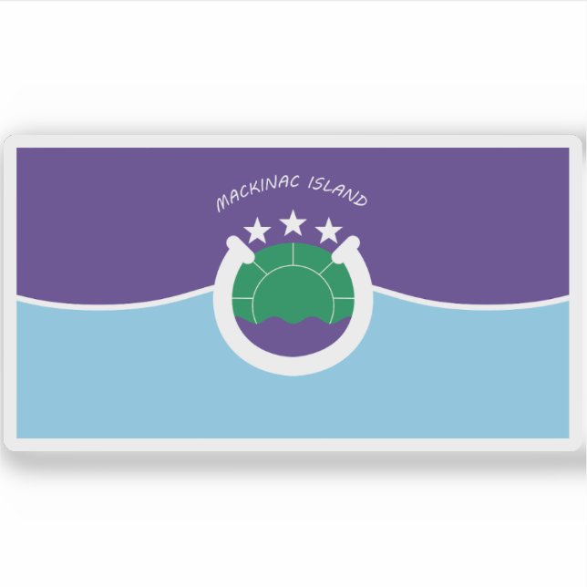 Flag of Mackinac Island, Michigan (Front)