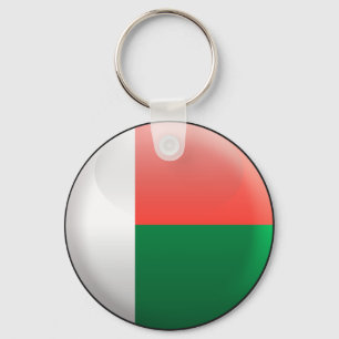 Flag of Madagascar Key Ring