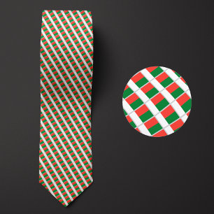 Flag of Madagascar Pattern Tie